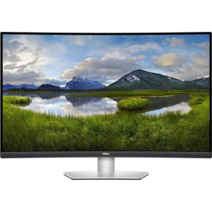 Монітор DELL 31.5 S3221QS (210-AXLH) VA Silver Curved; 3840х2160, 300 кд/м2, 4 мс, 2хHDMI, DisplayPort, 2хUSB3.0, динаміки 2х5 Вт надійний