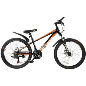 Велосипед Royal Baby Fema MTB 1.0 24" Official UA 2021 Чорний (RB24-10-BLK) ТОП в Рівному