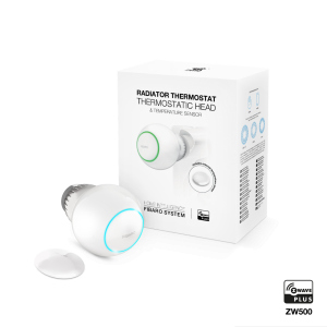 Радиаторный термостат с внешним датчиком температуры FIBARO Radiator Thermostat Starter Pack — FIBEFGT-START ТОП в Ровно