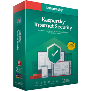 Kaspersky Internet Security 2020 для всех устройств, первоначальная установка на 1 год для 5 ПК (DVD-Box, коробочная версия) лучшая модель в Ровно