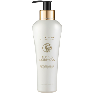 Шампунь T-LAB Professional Blond Ambition Purple Shampoo для корекції кольору та живлення волосся 300 мл (5060466660359) краща модель в Рівному