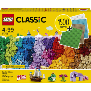 Конструктор LEGO Classic Кубики, кубики, пластины! 1504 деталей (11717) в Ровно