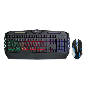 Комплект (клавиатура, мышь) REAL-EL Gaming 9500 Kit Backlit Black USB в Ровно