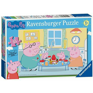 Пазл Ravensburger Свинка Пеппа та Сім'я 35 елементів (4005556086283) ТОП в Рівному