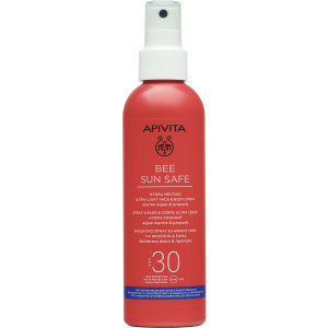 Солнцезащитный спрей для лица и тела Apivita Bee Sun Safe SPF30 200 мл (5201279080211)