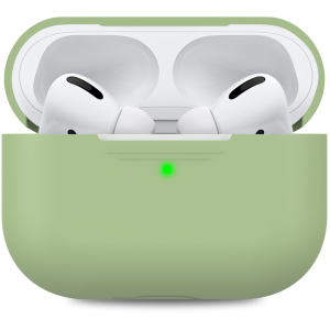 Силіконовий чохол AhaStyle для Apple AirPods Pro Green (AHA-0P300-GRN) ТОП в Рівному