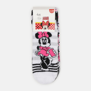 Набір шкарпеток C&A 418-151451 34-36 4 пари Білі з Minnie Mouse (cd08481709890) ТОП в Рівному