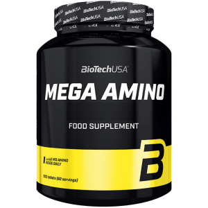 Амінокислота Biotech Mega Amino 500 таблеток (5999076238736) ТОП в Рівному