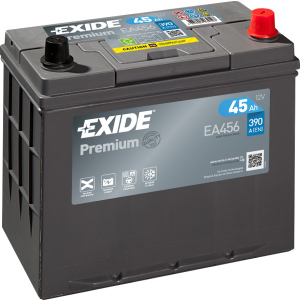 Автомобильный аккумулятор Exide Premium 45 А·ч Ев (-/+) Asia (390EN) (EA456)