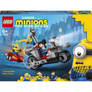 Конструктор LEGO Minions Неймовірна погоня на мотоциклі 136 деталей (75549) ТОП в Рівному