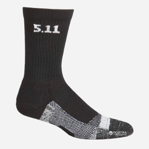 Шкарпетки тактичні 5.11 Tactical Level I 6 Sock - Regular Thickness 59047 Black (2000000145471) в Рівному