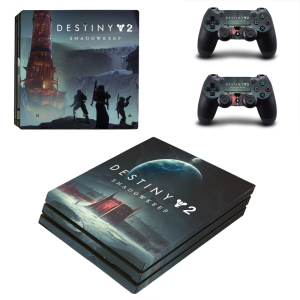 Виниловые наклейки на PS4 PRO и Dualshock Destiny 2 Sony PlayStation 4 Pro Custom Skin Playsole Vinyls (PV1004) лучшая модель в Ровно