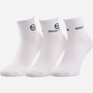 Набір шкарпеток Sergio Tacchini 93518606-1 39-42 3 пари Білий (3349600123793) краща модель в Рівному