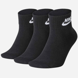 Набір шкарпеток Nike U Nk NSW Evry Essential Ankle 3Pr SK0110-010 XL (46-50) 3 пари Чорний (193145890541) в Рівному