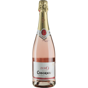 Вино ігристе Codorniu Zero Rose солодке рожеве безалкогольне 0.75 л 0% (8410013020841) ТОП в Рівному