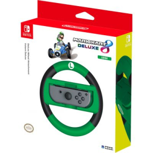 хороша модель Кермо для геймпадів Hori Deluxe Wheel Attachment Mario Kart 8 Deluxe Luigi Officially Licensed by Nintendo (NSW-055U)