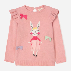 Джемпер Zippy Bunny Knit 3103297101 95 см Lightpink (5602156826456) краща модель в Рівному