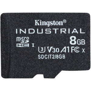 Kingston microSDHC 8GBSP Industrial Class 10 UHS-I V30 A1 (SDCIT2/8GBSP) краща модель в Рівному