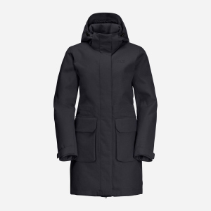 купить Парка Jack Wolfskin Fierce Wind Parka W 1114201-6000 L Черная (4060477917399)