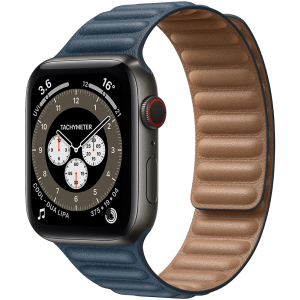 Ремінець Promate Maglet-40 для Apple Watch 38-40 мм 1/2/3/4/5/6/SE Baltic Blue (maglet-40.balticblue) ТОП в Рівному