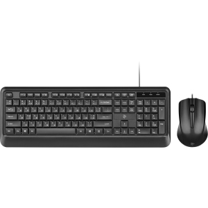 Комплект провідний 2Е MK404 USB Black (2E-MK404UB) краща модель в Рівному