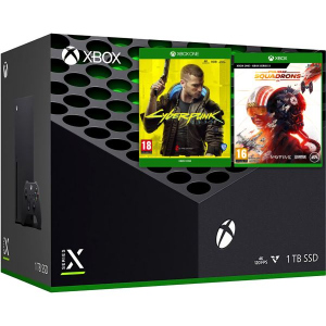 Microsoft Xbox Series X 1Tb + Cyberpunk 2077 (російська версія) + Star Wars: Squadrons (російська версія) ТОП в Рівному