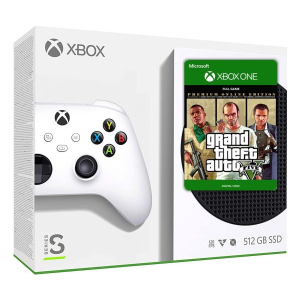 Microsoft Xbox Series S 512Gb + GTA V Premium Edition (російська версія) краща модель в Рівному