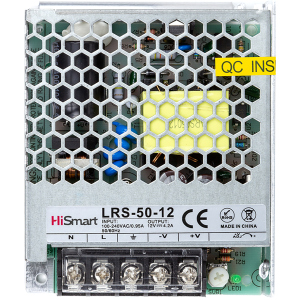 Блок питания HiSmart 12V 4.2A 50W (LRS-50-12) в Ровно