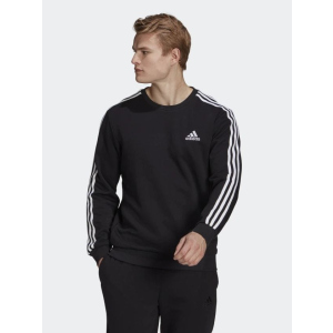 Спортивная кофта Adidas M 3S Ft Swt GK9078 M Black/White (4064045355743) ТОП в Ровно