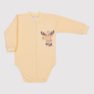 купити Боді утеплене Baby Veres 102.1-12-0715 Double Cream 74 см Жовте (2000994469928)