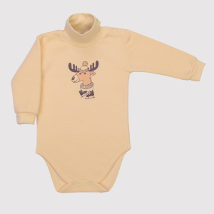 Боди-гольф утепленный Baby Veres 102-3.100-12-0715 Double Cream 86 см Желтый (2000994469973) лучшая модель в Ровно