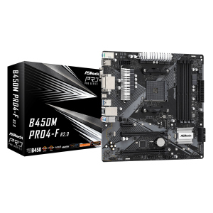 Материнська плата ASRock B450M Pro4-F R2.0 Socket AM4