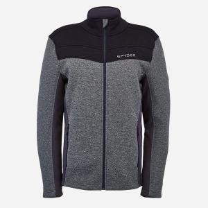 Спортивна кофта Spyder Encore Full Zip 38191250-014 XL Сіра з чорним (192636139589) в Рівному