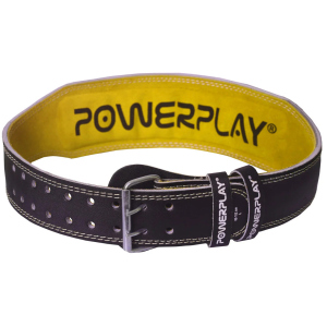 Пояс для тяжелой атлетики PowerPlay 5085 Черно-Желтый L (PP_5085_Yellow_L) в Ровно