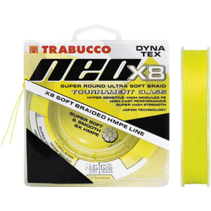 Шнур Trabucco Dyna-Tex Neo X8 Light Yellow 150 м х 0.16 мм 8.16 кг (054-11-016) лучшая модель в Ровно