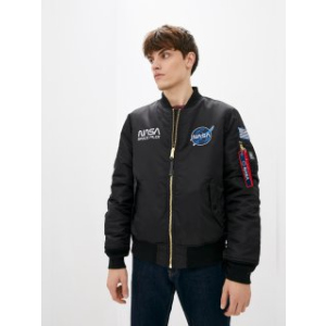 Куртка Airboss MA-1 NASA XL Black (707568225813_A) лучшая модель в Ровно