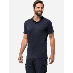 Поло Jack Wolfskin Travel Polo Men 1804542-1010 L (4055001452972) краща модель в Рівному