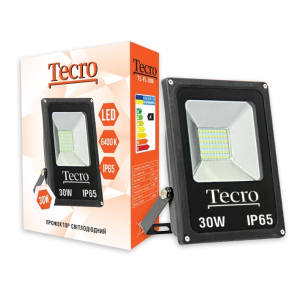 Прожектор светодиодный Tecro TL-FL-30B LED 30Вт 2100Лм 6400К холодный свет (TL-FL-30B) рейтинг