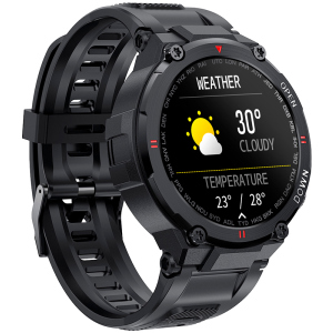 Смарт-годинник Gelius Pro G-WATCH GP-SW008 Bluetooth Call IPX7 Black (2099900873041) краща модель в Рівному