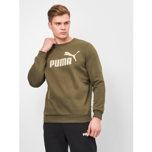 Світшот Puma ESS Big Logo Crew 58667944 XXL Зелений (4063698945516) краща модель в Рівному