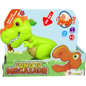 Игрушка Dragon-I Джуниор Мегазавр. T-Rex рычащий и кусающий Зеленый (4894166800798-1) в Ровно