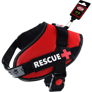 Шлей посилений Pet Nova Rescue+ S 45-55 см Червоний (HA-RESCUE-RE-S) (5903031442212) ТОП в Рівному