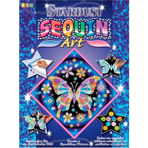 хорошая модель Набор для творчества Sequin Art Stardust Butterfly 26х26 см (SA1012)