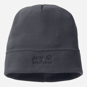 Шапка Jack Wolfskin Real Stuff Cap 1909851-6230 Темно-сіра (4060477995458) ТОП в Рівному