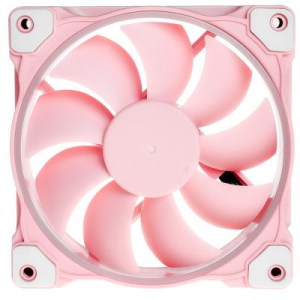 Вентилятор ID-Cooling ZF-12025-Piglet Pink, 120x120x25мм, 4-pin PWM, рожевий краща модель в Рівному