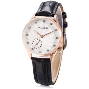 Жіночий годинник Guanqin Gold-White-Black GS19052 CL (GS19052GWB) в Рівному