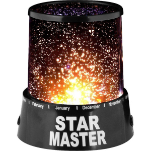 Проектор зоряного неба Star Master PRO Original з USB-кабелем та адаптером Star Master Чорний (id48) краща модель в Рівному