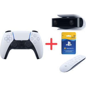 хороша модель Бездротовий геймпад PlayStation 5 Dualsense White для PS5/PS 5 Digital Edition