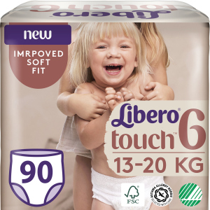 Підгузки-трусики Libero Touch Pants 6 13-20 кг одноразові 90 шт (7322541430416) ТОП в Рівному