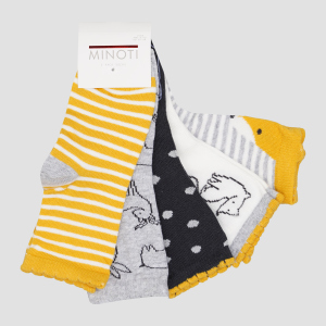 Набір шкарпеток Minoti Tg Sock 32 35229JNR 29-30 5 пар Жовтий (5059030619978) ТОП в Рівному